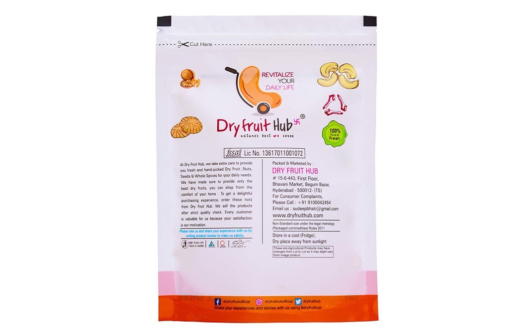 Dryfruit Hub Brazil Nuts    Pack  400 grams